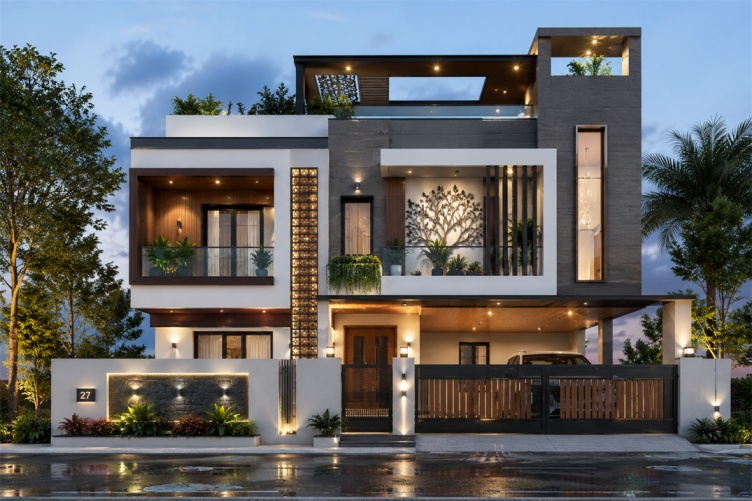 Modern Residence in Coimbatore